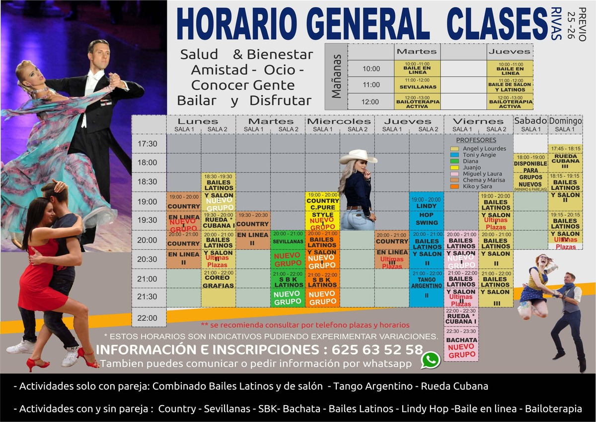 Horario de la escuela